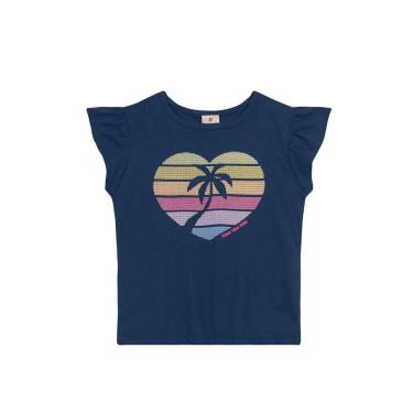 Imagem de Blusa infantil menina colorida Brandili-Feminino