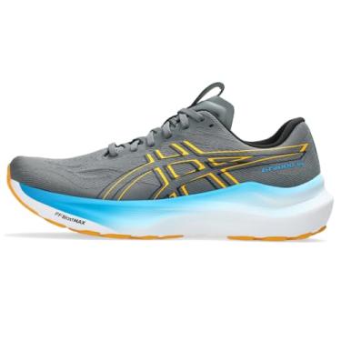 Imagem de ASICS Tênis de corrida masculino GT-2000 14, Aço cinza/Yamabuki, 36