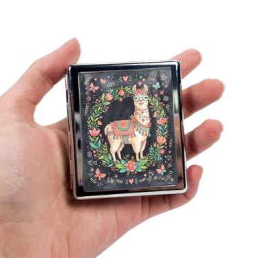 Imagem de DingRound Organizador de comprimidos de metal para 7 dias, estojo semanal para comprimidos com 8 compartimentos, caixa de comprimidos de viagem para bolsa e bolso, pequeno organizador de medicamentos