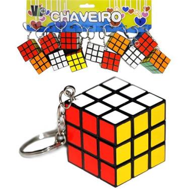 Imagem de Chaveiro Cubo Mágico 3cm Coloridos 12 Peças De Lembrançinha - YDH, 48 