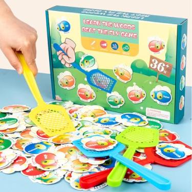 Imagem de Sight Word Swat Game - Phonics Flash Cards,Homeschool & Classroom Must Haves, Montessori Spelling Tools,Teacher Supplies