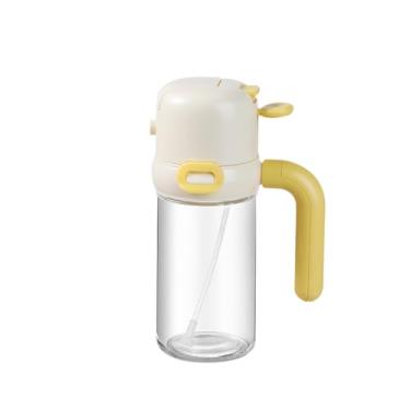 Imagem de Garrafa de Vidro Spray para Cozinha Porta Azeite Porta Oleo Dispensing Bottle Azeiteiro Galeteiro de Vidro Azeite e Vinagre para Temperos e Uso Diário (Tanque de óleo de cozinha-1pcs)