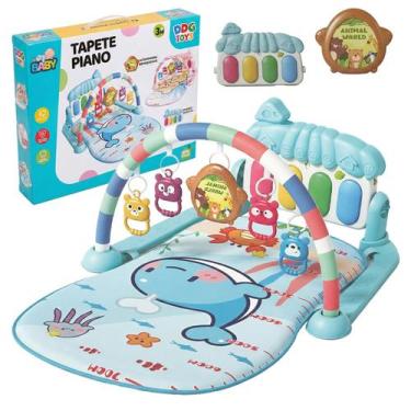 Imagem de Tapetinho De Atividades Infantil Para Bebês Com Som E Luz - DDG Toys, 