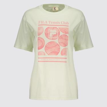 Imagem de Camiseta Fila Oversized Letter Graphic Feminina-Feminino
