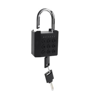 Imagem de Taruor Cadeado de Entrada Sem Chave Smart Lock, Bloqueio de Senha Corpo Liga Zinco à Prova D'água IP67 para Armário Academia, Porta Armário, Armazenamento Com Recursos