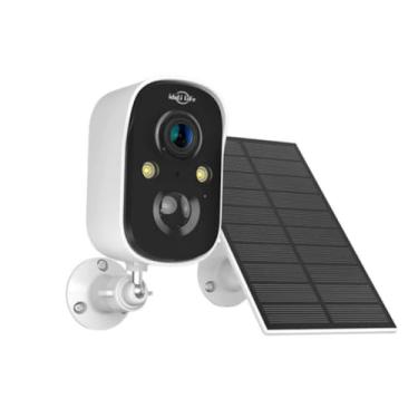 Imagem de Câmera de segurança Com Painel Solar externa com Detecção de Movimento e Visão Noturna IDALI LIFE