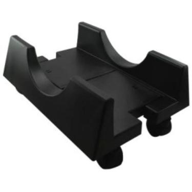 Imagem de Suporte para CPU com Rodinhas Preto