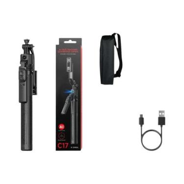 Imagem de Bastão De Selfie Com Gimbal De Rastreamento Por IA E Tripé 360 graus S