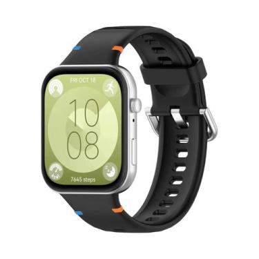 Imagem de Pulseira De Silicone Para Huawei Watch Fit 4 4Pro 3, Substituição De B