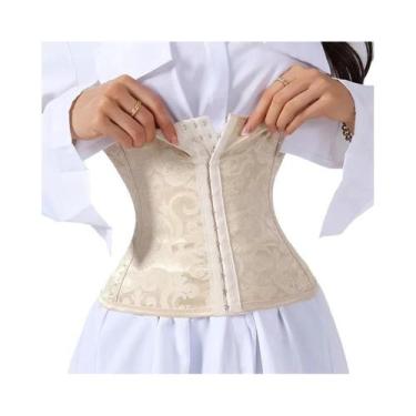 Imagem de Corset Gótico Feminino Modelador De Cintura Com 3 Ganchos, Suporte De 