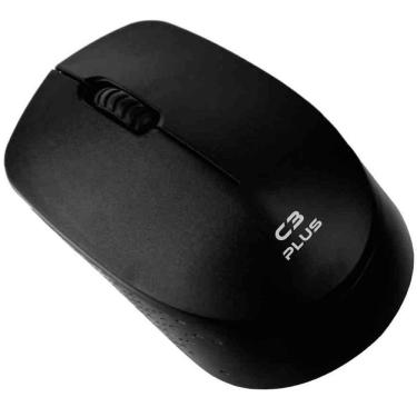 Imagem de Mouse C3Tech Usb S/Fio Preto C3Plus - M-W17Bk