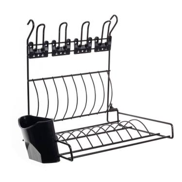 Imagem de Escorredor de Louça para Barra - Preto - Carisma