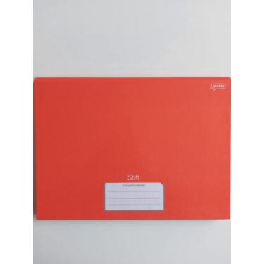 Imagem de Caderno de desenho Jandaia stiff brochura vertical vermelho