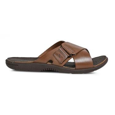 Imagem de Chinelo Slide Itapuã Marrom Masculino, Brown, 41