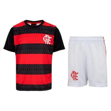 Imagem de Kit Braziline Flamengo Mini Craque Infantil-Masculino