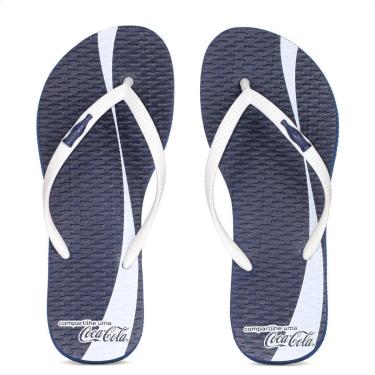 Imagem de Chinelo Coca Cola Share a Coke Azul Marinho - Feminino-Feminino