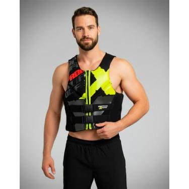 Imagem de Colete Salva Vidas Homologado Protech Extreme, Amarelo flúor, M (De 35