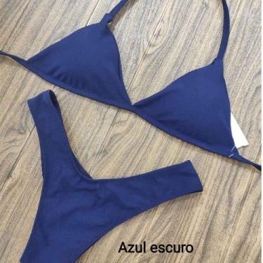 Imagem de Biquíni Feminino Calcinha Asa Delta Com Bojo Verão Moda Praia - Like4y