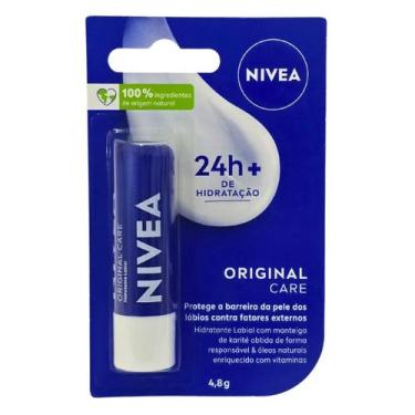 Imagem de Protetor Labial Original Care Sem Cor Nivea 4,8g