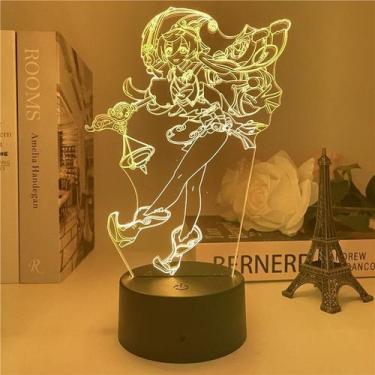 Imagem de Luz noturna LED 3D Plants vs Zombies Yanfeis que muda de cor - Yiweisa