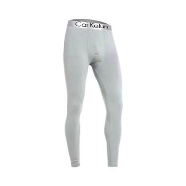 Imagem de Calças Esportivas Térmicas Slim Fit Masculinas 2025, Calças Justas De 
