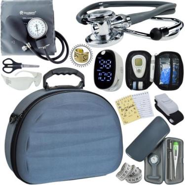 Imagem de Kit Enfermagem Maleta Medica Super Luxo Completa Promocao - Love Saude