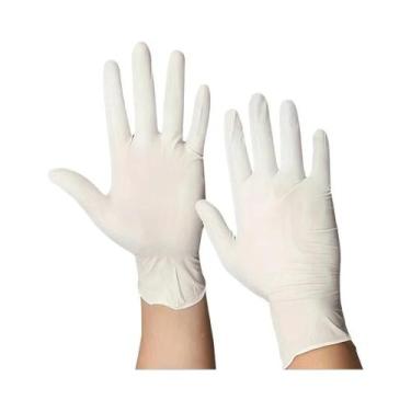 Imagem de Luvas De Nitrilo Impermeáveis E Duráveis, 100 Unidades, Descartáveis P