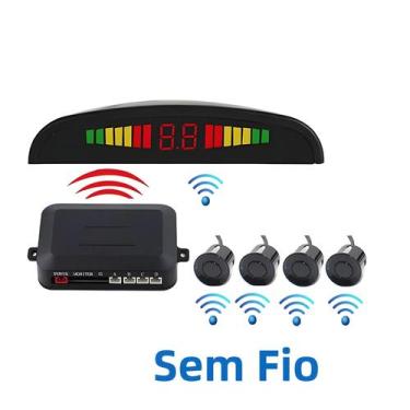 Imagem de Sensor De Estacionamento Traseiro Sem Fio Com LED Para Carro, Sistema 