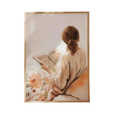 Imagem de Impressão Em Tela Minimalista De Flor Abstrata Verde Para Decoração Mo