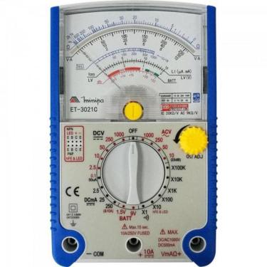 Imagem de Multimetro Analogico Minipa Et-3021c Tensao Ac-dc Cat Iii