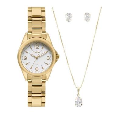 Imagem de Relógio Feminino Condor Analógico Co36mvv/K4b Dourado - TECHNOS