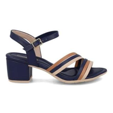 Imagem de Sandália Comfortflex Salto Grosso Feminina-Feminino
