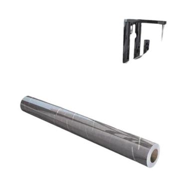 Imagem de Papel De Parede Adesivo De PVC Impermeável Com Efeito Mármore 40cm Par