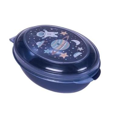 Imagem de Saboneteira Infantil Com Tampa Porta Sabonete Portátil Viagem Banheiro