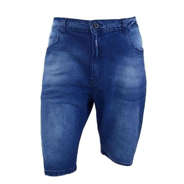 Imagem de Bermuda Masculina NicoBoco Jeans Plus Size Tracker - 44296-Masculino