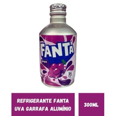 Imagem de Refrigerante fanta uva garrafa aluminio 300ml