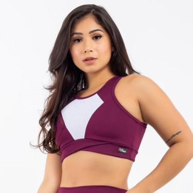 Imagem de Top Fitness Feminino Academia Treino Telinha Nadador Viére - Vière, Vi