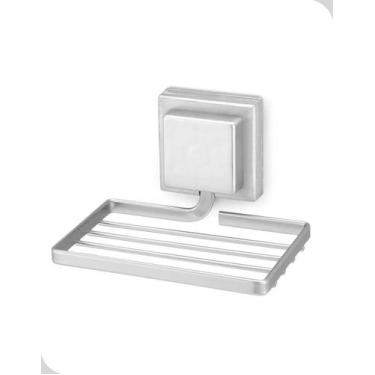 Imagem de Saboneteira Suporte Sabonete Parede Fixação Dupla Face 3M Cromado Arth