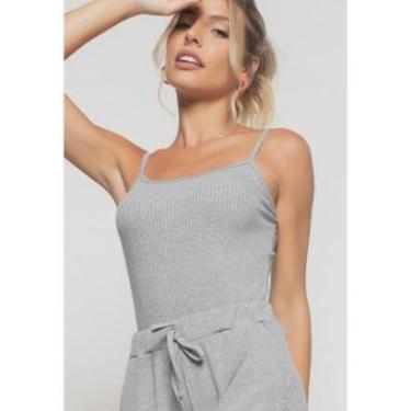 Imagem de Regata Salvatore Alcinha Malha Canelada Feminina-Feminino