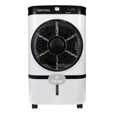 Imagem de Climatizador Evaporativo Cli09 Ventisol 9 L Gelo Filtro Colmeia Portátil Silencioso 65w Residencial E Comercial 110V