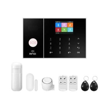Imagem de Sistema De Alarme Para Casa Inteligente WIFI GSM Com Sensor De Movimen