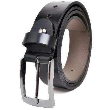 Imagem de Cinto Masculino Casual Moderno Couro Semianilina Artesanal - RIJEEIRO,