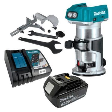 Imagem de Tupia de Laminados Pinca 06mm a 08mm Bateria 18V DRT50Z Bateria 3.0Ah 