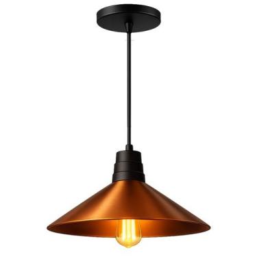 Imagem de Luminária Pendente Retrô Industrial de Teto para Sala Quarto Cozinha D