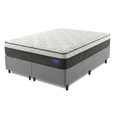 Imagem de Cama Box Colchão Queen Molas Ensacadas Euro In Atlantic 158x198x66cm Apolo