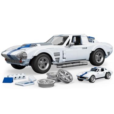 Imagem de Blocos De Montar - Corvette Grand Sport - 918 Peças - Hot Wheels - 1:16 - Mattel
