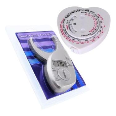Imagem de Kit Avaliação Física Corporal Adipômetro Plicômetro Digital + Fita Ant