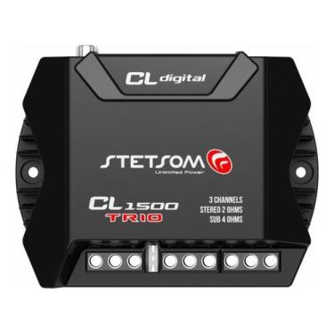 Imagem de Módulo Amplificador Potencia Barra Stetsom Cl 1500 Trio 3 Canais Mono 