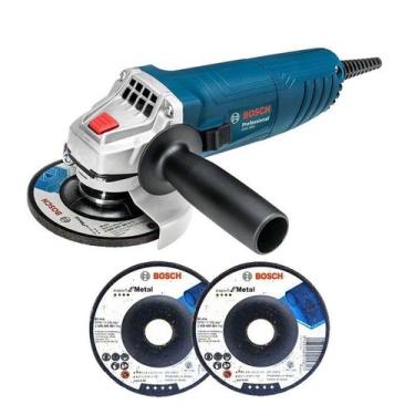 Imagem de Esmerilhadeira Angular 4 1/2" 850W 3 Discos De Desbaste GWS 850 Bosch,