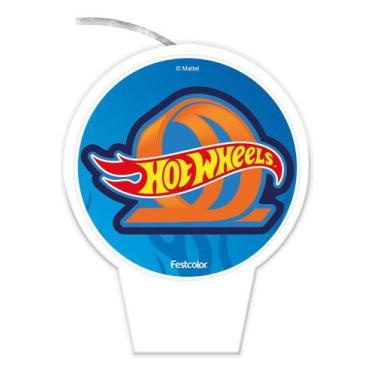 Imagem de Vela Festa Hot Wheels - 1 Unidade - Festcolor Licenciado